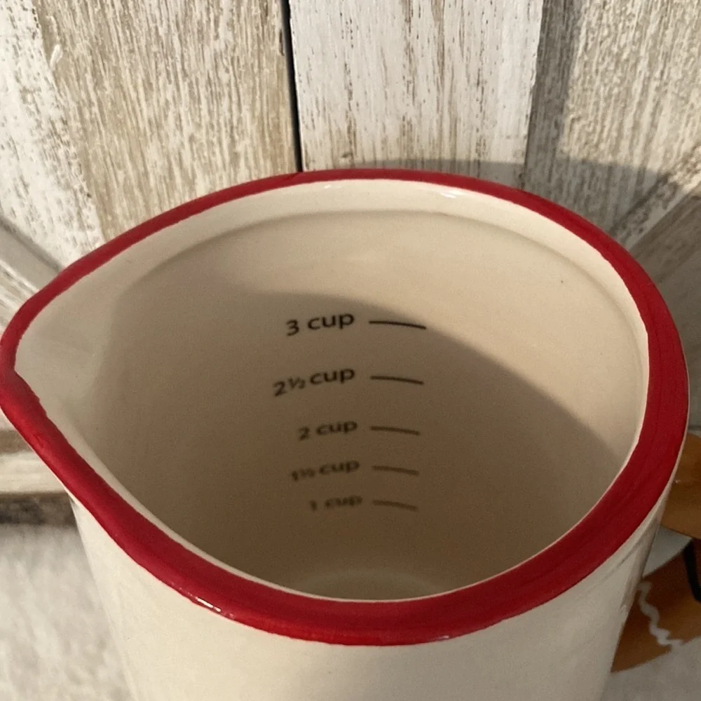 Ceramic Gingerbread Measuring Pitcher